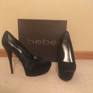 Bebe Rosario black heel